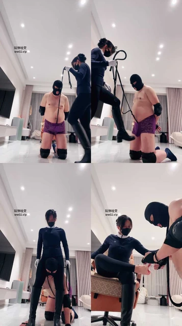 【冷颜】骑马狗爬驯化/裸足狂舔