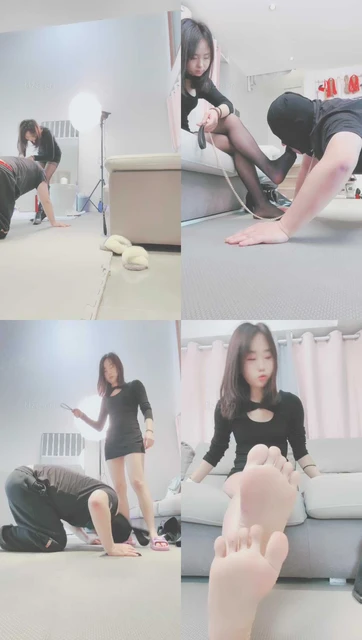 【果儿】下班回家强迫狗舔脏鞋原味脚