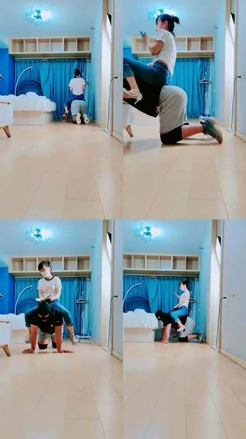 【萌宝儿】骑马犬化爬行专场