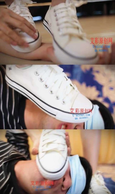 【HPL栖心之栈】【芷晴】芷晴帆布鞋踩踏（近距离）