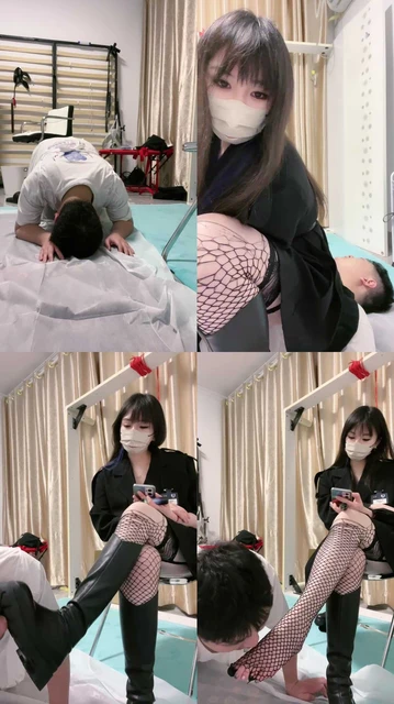 【木秋S】长靴网袜诱惑变装狗