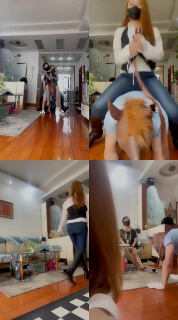 【魔鬼天使】双S-骑马犬化爬行专场【双视角版】