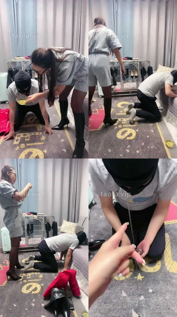 【伊兮夫妻】关狗笼/赏赐圣水/提档/丝袜塞嘴/高跟踩乳
