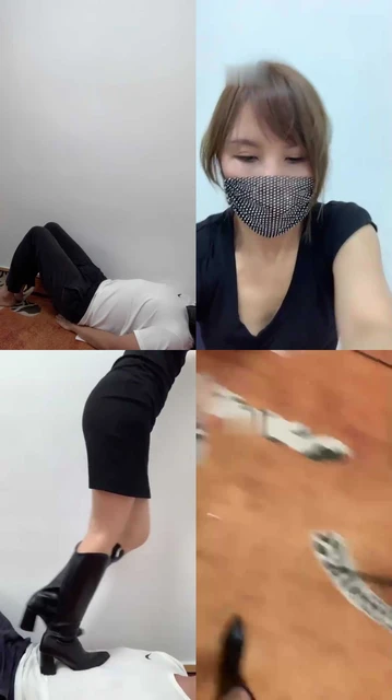 【红蝴蝶】长靴全体重踩踏专场