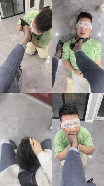 【辣姐】高跟黑丝踩踏/重度揪耳朵/深喉插嘴