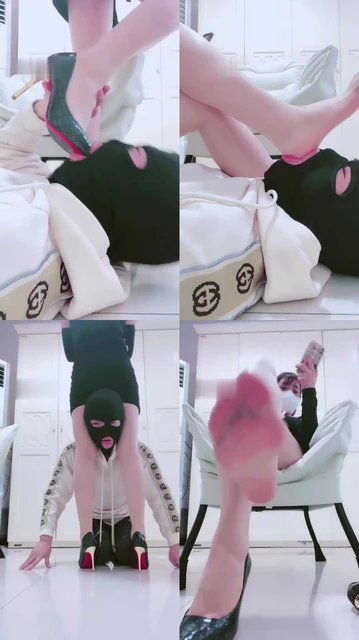 【linda】高跟裸足碾压狗