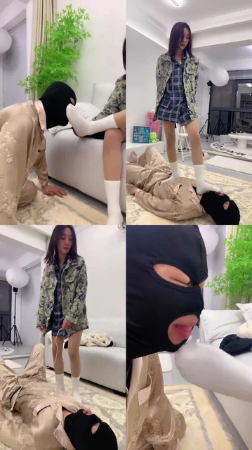 【术术】反绑绿帽原味白袜羞辱