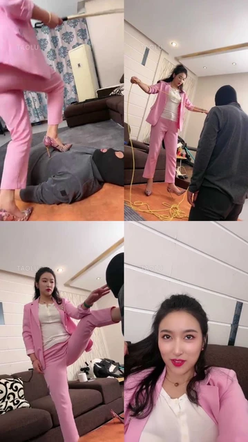 【鑫儿教头】复仇篇-骗前上司高跟踩虐踩头