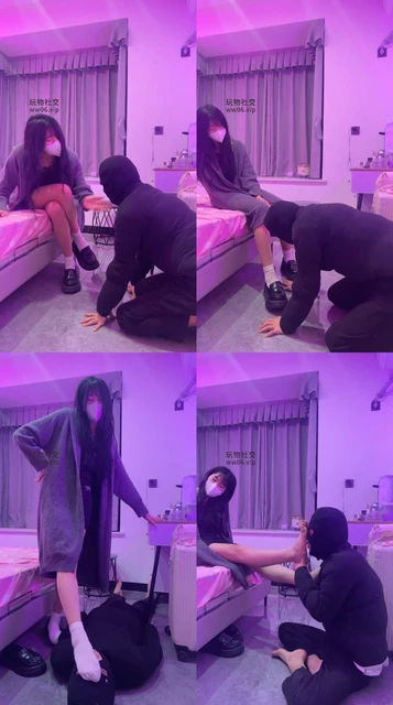 【白鹭】洛丽塔S-皮鞋白袜踩虐老师奴