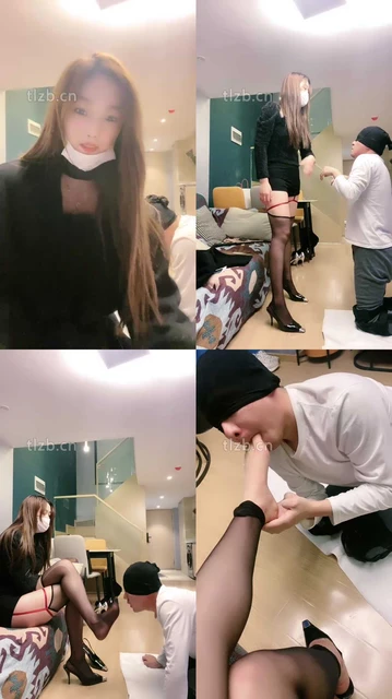 【宁伊】抽耳光/闻香水/清理脏鞋底/高跟黑丝踩/喂圣水