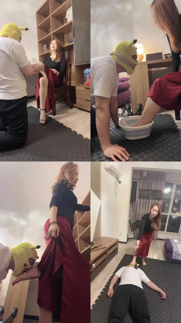 【尤野】白领回家虐-骑马/舔高跟脏鞋/抽耳光/胯下辱