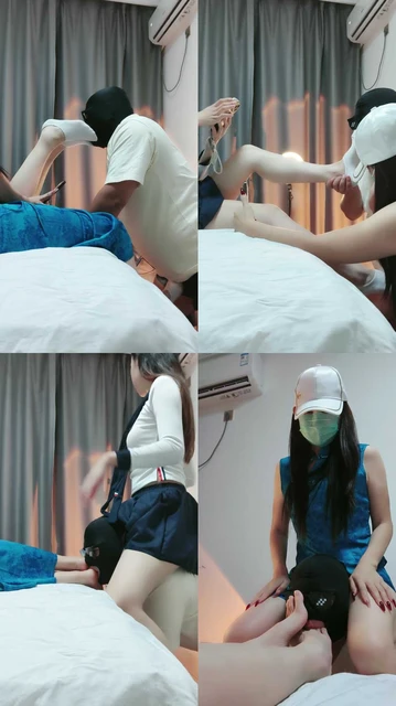 【咸蛋】伺候双主逛了一天的原味玉足