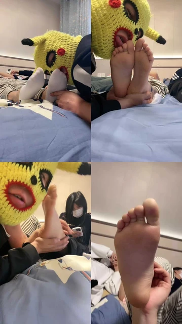 【精神小妹】学生白袜控必入-无意识S舔袜