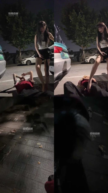 【婉纱Sama】户外调教路人围观（下）