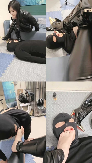 【木子大大】转胯爬行/长靴跪舔/品尝圣水/喂口水