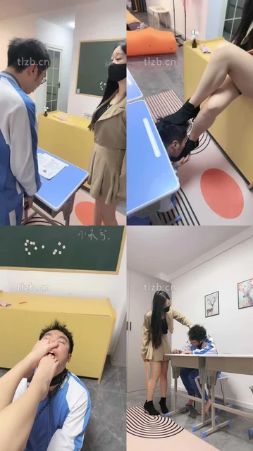 【桃幼幼】教室场景调-体罚猥琐学生狗