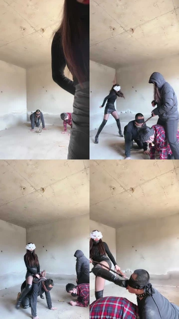 【妆主大大】双S户外必看-光头狗被疯狂鞭打/骑马