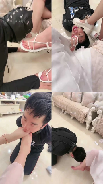 【桃幼幼】带姐姐首次玩-反绑强制磕头/全体重踩/棉袜塞嘴/脚插嘴