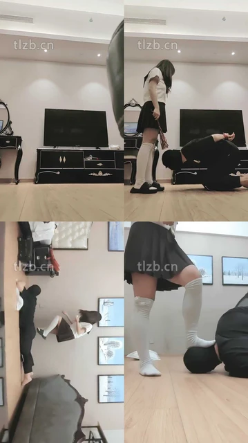 【绮罗】学生素人S-及膝白袜虐狗