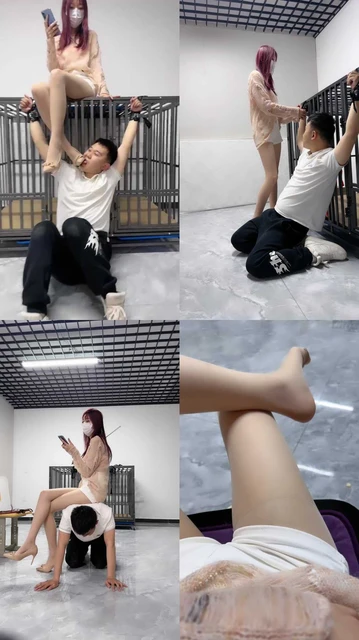 【酒鸽】圣水泡面/舔脏鞋/踩踏/脚耳光/吊绑狗笼