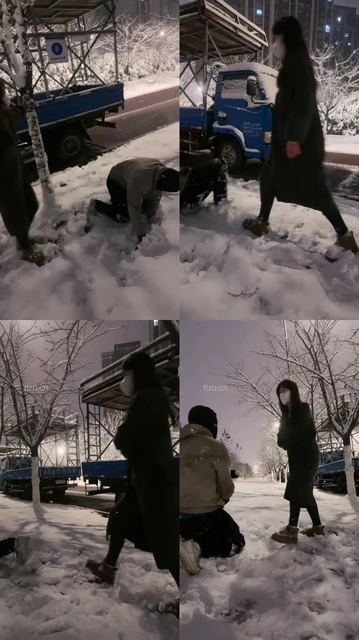 【樱子大人】校园暴力-户外冰天雪地-学姐虐狗【完整版】