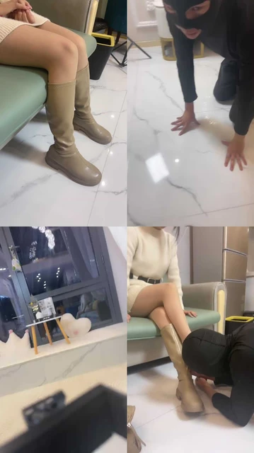 【阿昆】开发长靴素人S-全体重踩踏/闻鞋窝/耳光抽