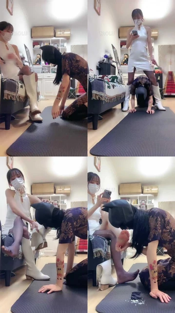 【暴力美学】开发素人闺蜜做狗