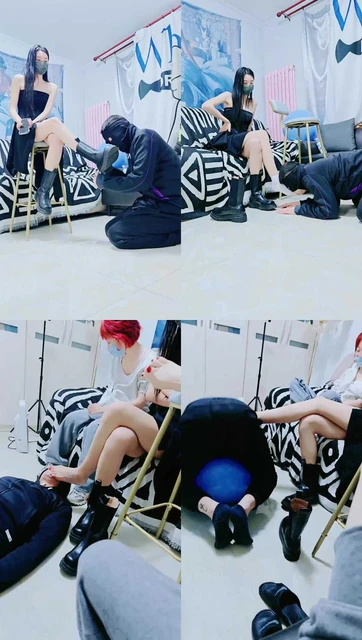 【文文文文】多S群调-狗舌清理脏鞋/臭袜脚恋足舔【四视角版】