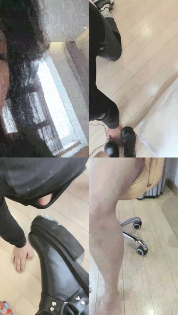 【酒精泡芙】高跟踩狗爪/狗链遛狗/当脚垫/踩面包喂食