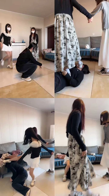 【精神小妹】3学生S-超暴力踢踹暴揍