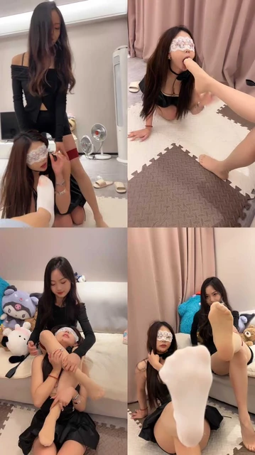 【橙宝】母畜-舔白袜黑丝jio/胯下羞辱/腿绞/鞭打/吃丝袜/提档