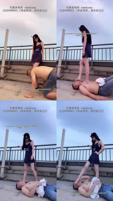 【未知女主】圈内巅峰颜值 皇家御姐 天台调狗