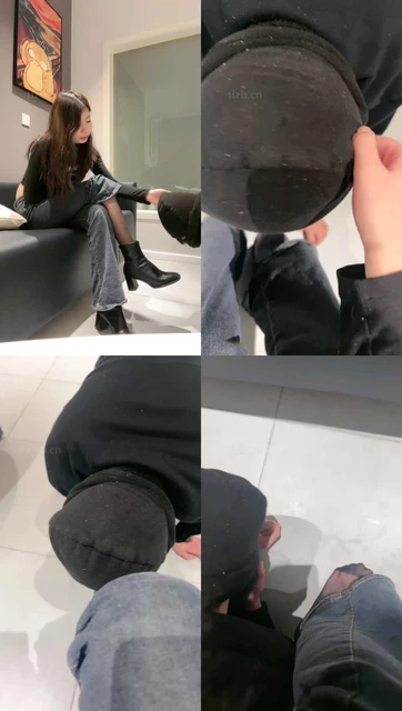 【妈咪酱】白领S上班一天的脏鞋臭脚tj