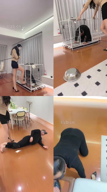 【妆主大大】狗笼圈养犬化-重度刑虐