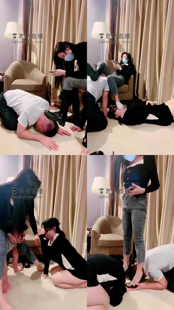 【莫妮卡S】情侣奴脚下犯贱