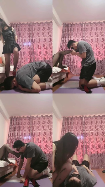 【不期而遇】骑脖蹲起挑战/全程黑丝羞辱