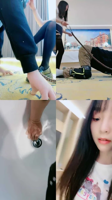 【小欲魔王】舔脏鞋底/皮鞋踩虐/内裤套头/吃口水/臭脚捂脸