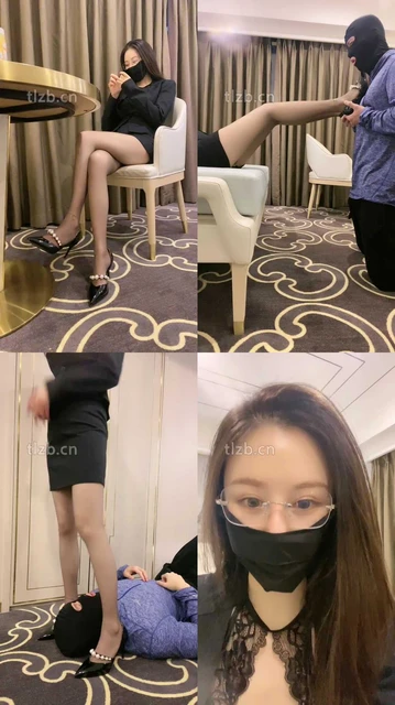 【扶桑圣女】长腿白领S-黑丝高跟踩踏/恋足狂舔