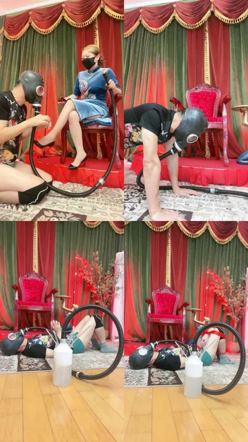 【魔鬼天使】捆绑强制呼吸控制/灌圣水