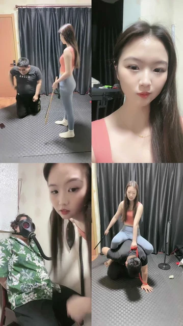 【时颜】瑜伽女神S-腿绞窒息/刑具鞭打/捆绑/口球塞嘴/呼吸控制