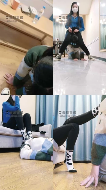 【佳影】素人母狗-脏帆布鞋棉袜教学妹做狗