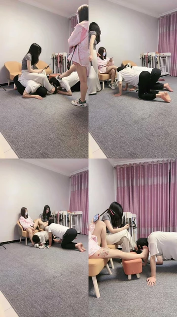 【蜜糖情侣】双S交换男友虐-舔脏鞋/骑马/耳光/鞭打/跪舔鞋袜