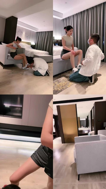 【孤傲女帝】小白鞋闻舔/暴力踢踹/耳光踩踏/提档