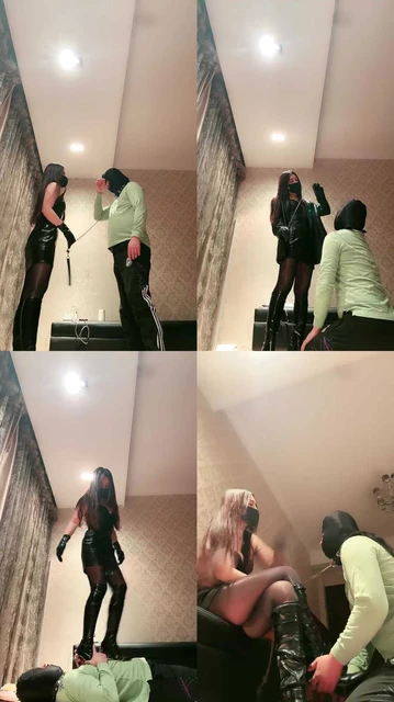 【苏州十三姨】抽耳光重度虐打/鞭打/跪舔脏长靴黑丝