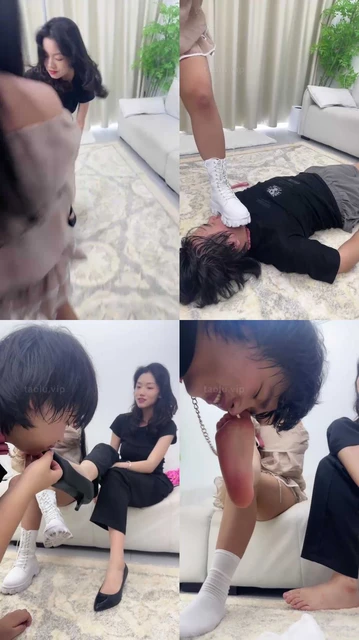 【狗哥】双S模特调-骑马转胯/全体重踩踏/鞭打腿绞/舔脏鞋