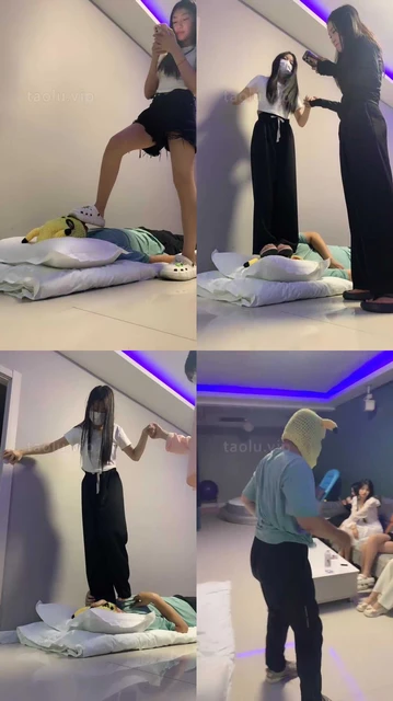 【精神小妹】多S重度踩跺脸折磨/舔脚