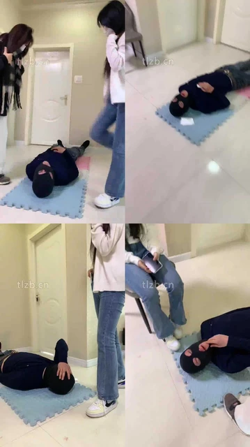 【精神小妹】极度酷刑-暴力踢踹/跳踩头部