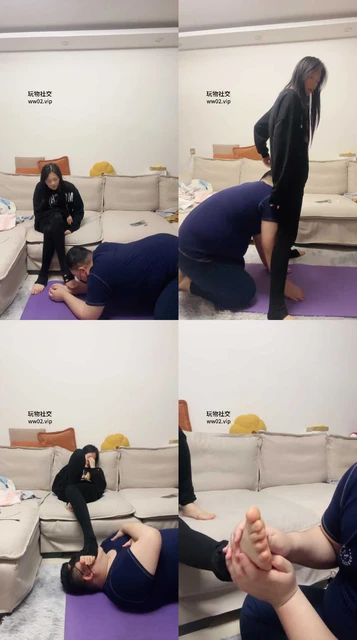 【埋汰】运动后玉足蹂躏踩家奴