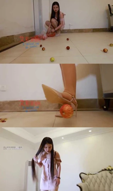 【HPL栖心之栈】【佳琦】佳琦高跟踩水果