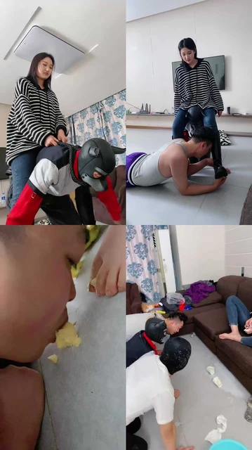 【麋鹿银儿】素人三人服侍天堂震住蒙小丫头